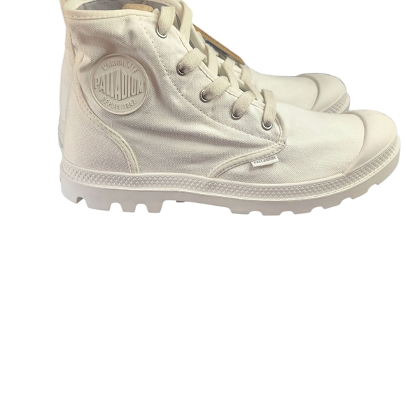 Palladium White Canvas Boots - Picture 5 of 8